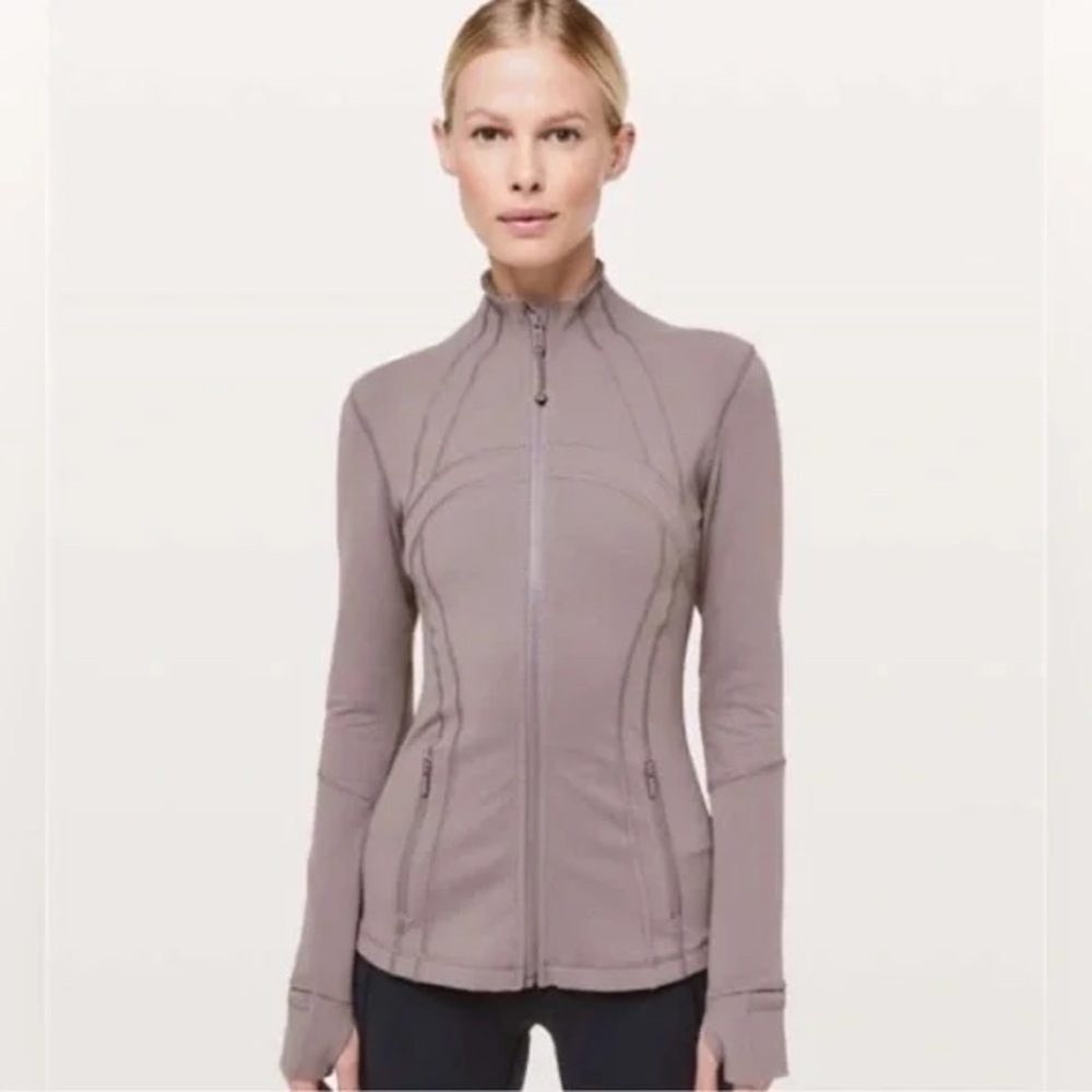 Lululemon Athletica Taupe Zip-Up Jacket